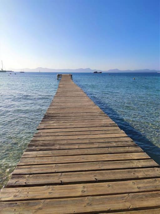 Tranquilo Apartamento Con Vistas Al Mar. Port de Alcudia  ภายนอก รูปภาพ