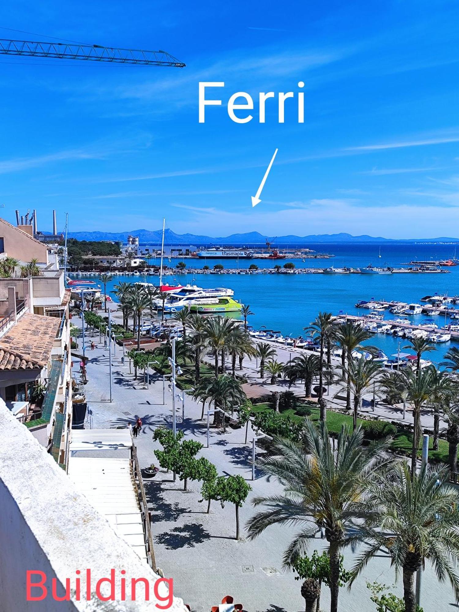 Tranquilo Apartamento Con Vistas Al Mar. Port de Alcudia  ภายนอก รูปภาพ